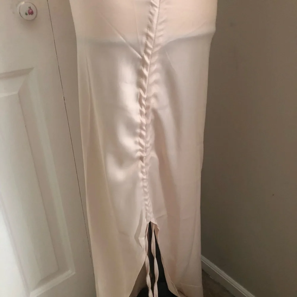 Nude Peach Evening Gown - Picture 7 of 12
